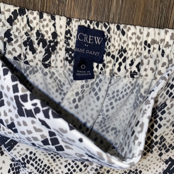 J crew Jamie pant size zero 0  like new - Picture 5 of 5